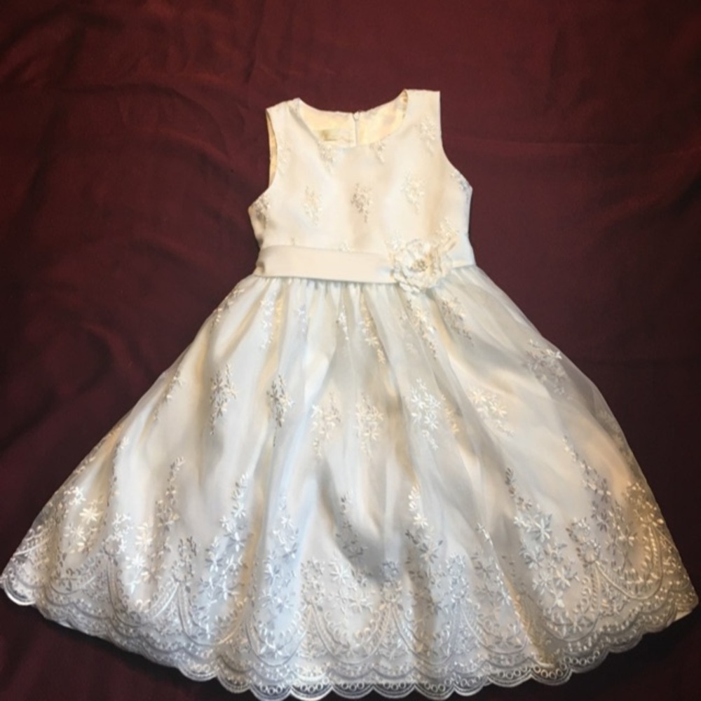 American Princess White Floral Dress